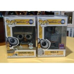 Funko Pop! Vinyl: Pixar Wall-E Amazon WonderCon Funko (Exclusive) #1196 & #1119